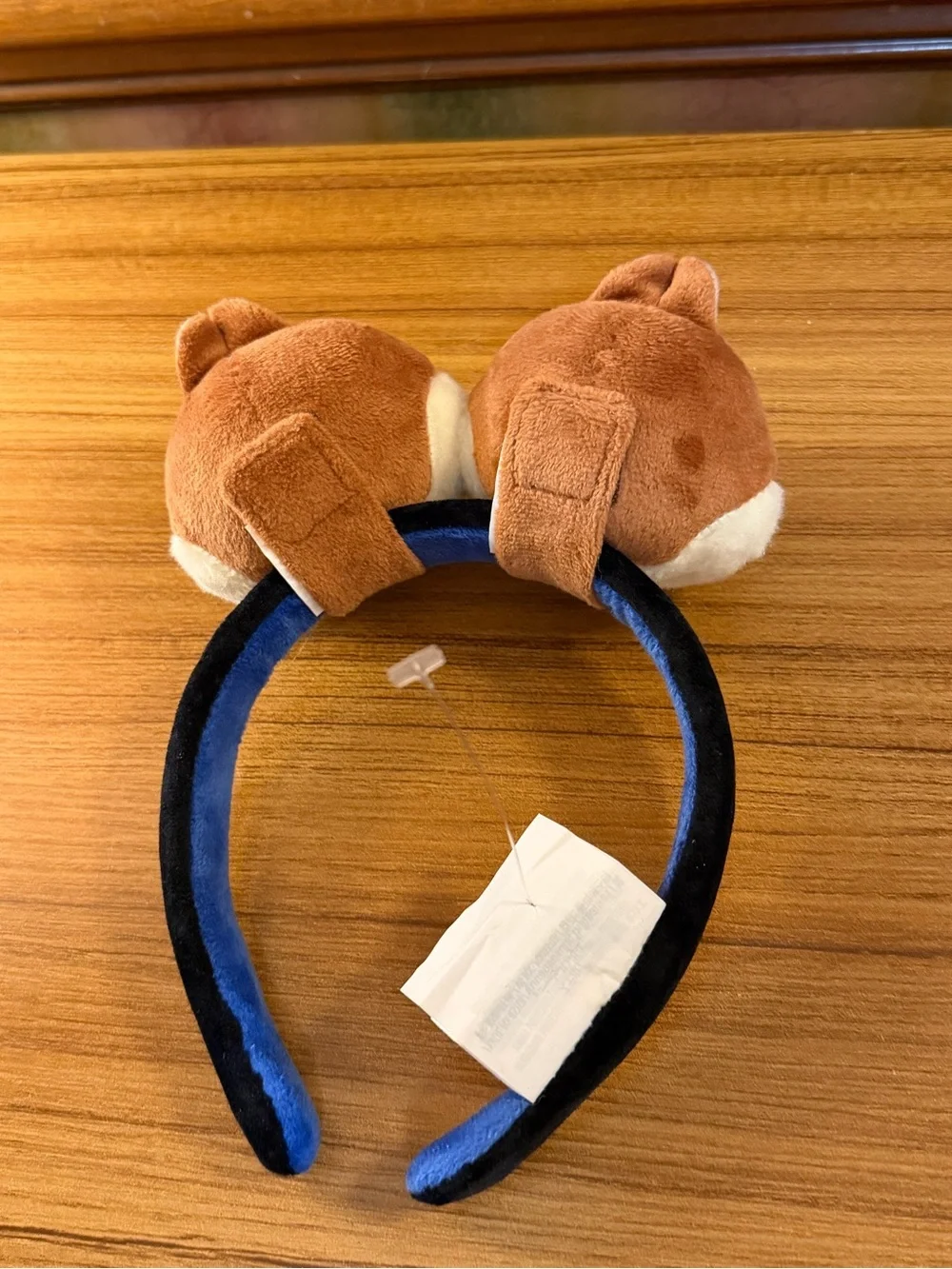 Disney Parks Create Your Own Headband Chip and Dale Plush Character Ears Set NEW